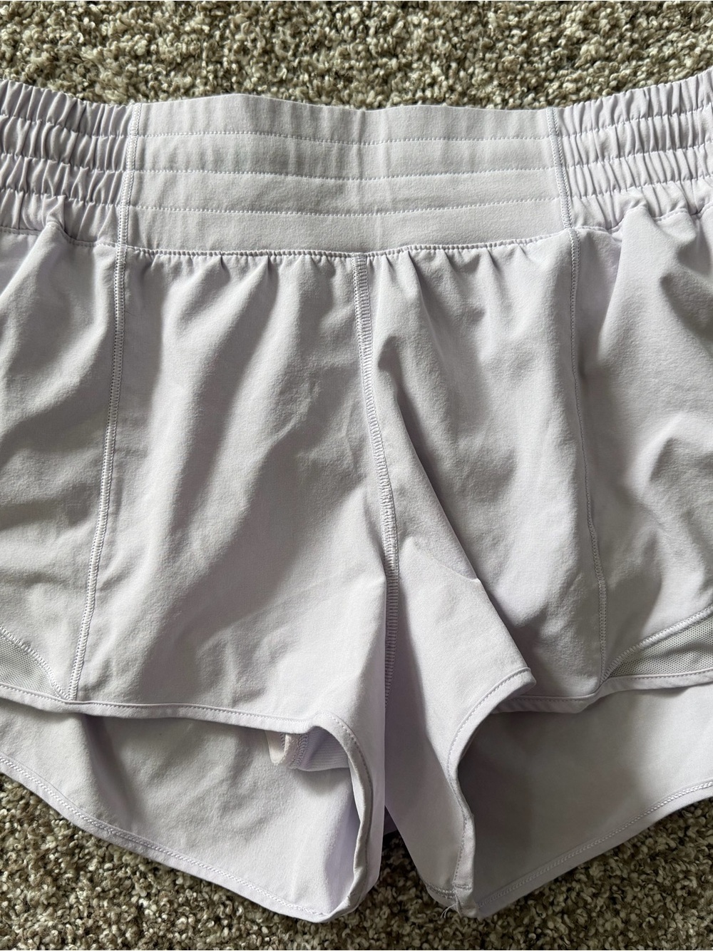 lululemon athletica Lavender High-Waist Running Shorts